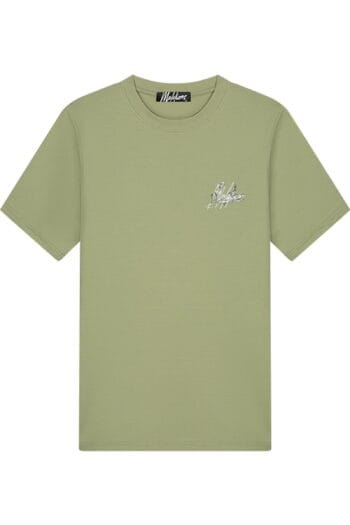 Malelions Men Splash T-Shirt - Sage Green