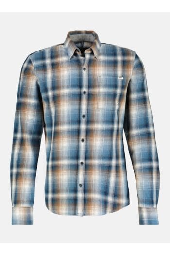 Lerros Overhemd Ruit - Bruin