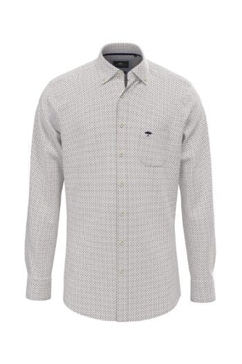 Fynch-Hatton Overhemd Minimal Prints - Rood